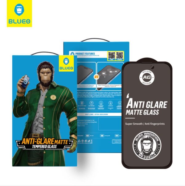 BLUEO Anti-Glare Matt Tempered Glass